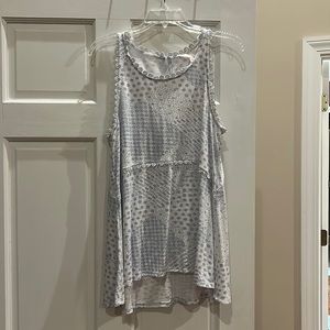 Brand new with tags, white/lt blue tank Lauren Conrad size medium